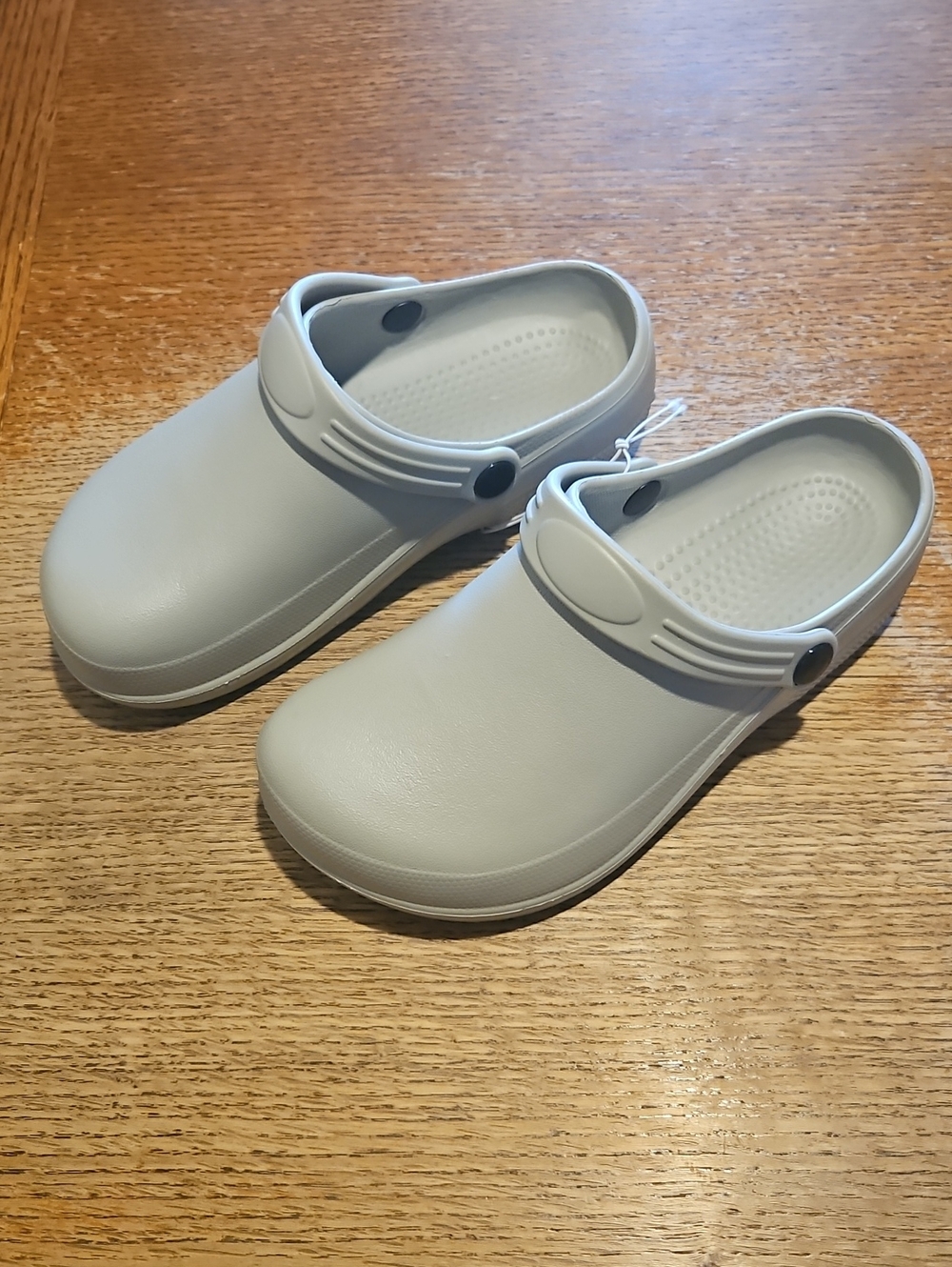 Lightweight Slip-On Clogs in Beige